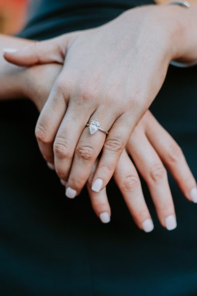 Natural light engagement portraits in Fort Worth, Texas
