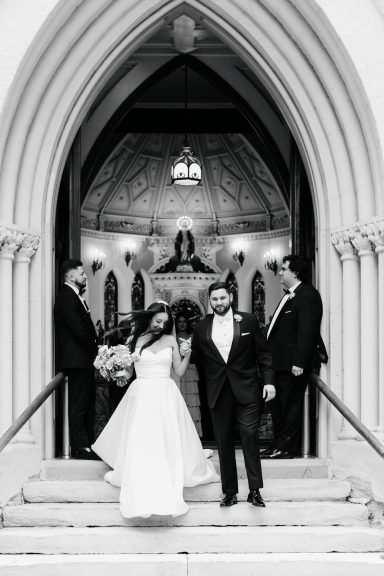 Framed engagement portrait displayed as artwork in a couple’s home